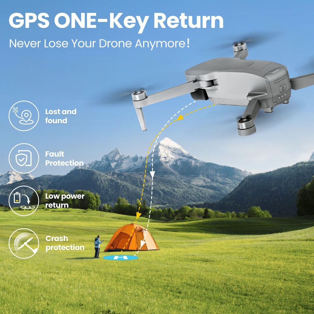 Global MiniX Drone! 4K UHD & a - огляд і ціна Drone Gps Mount