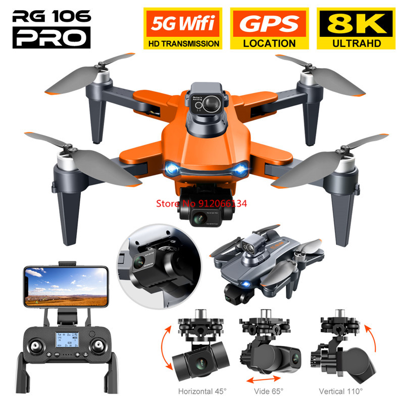 8K ESC Camera GPS Obstacle Avo - огляд і ціна Drone Gimbal