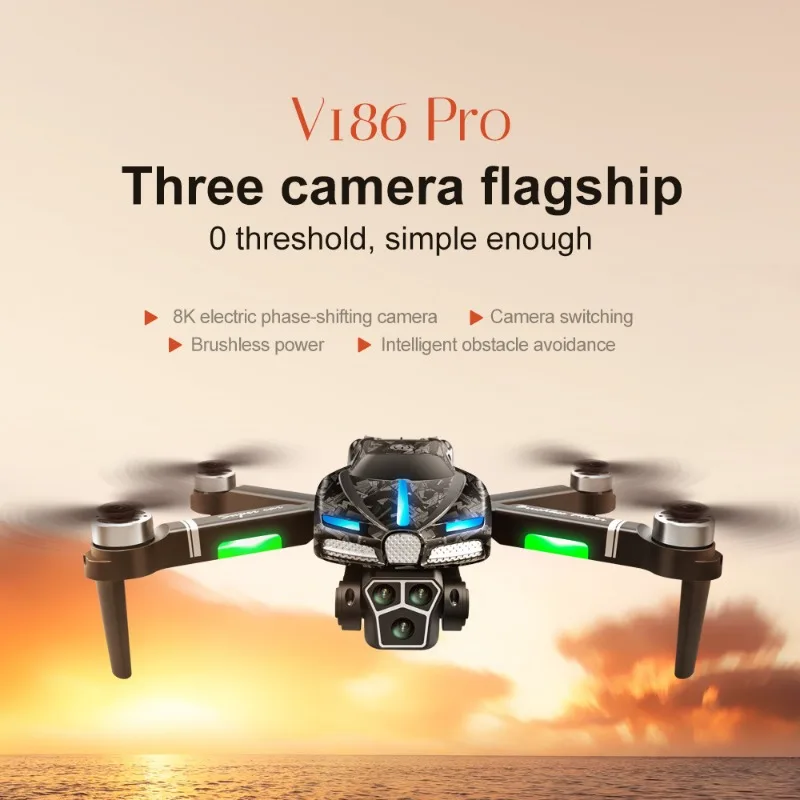New V186 Pro Drone Professiona - огляд і ціна Drone Gimbal