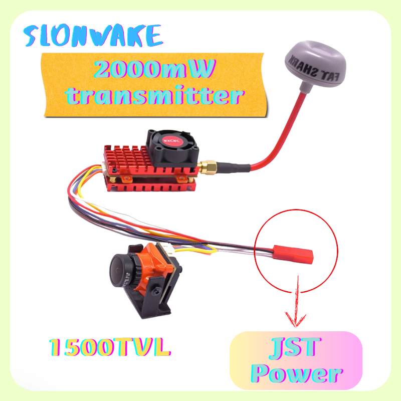 Range 5.8G 2W FPV Wireless Tra - огляд і ціна Drone Receiver