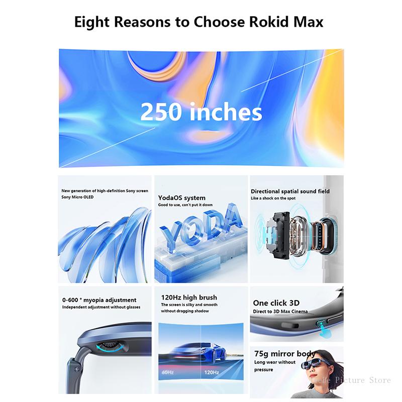 Rokid Max AR 3D Smart Glasses  - огляд і ціна Drone Gimbal