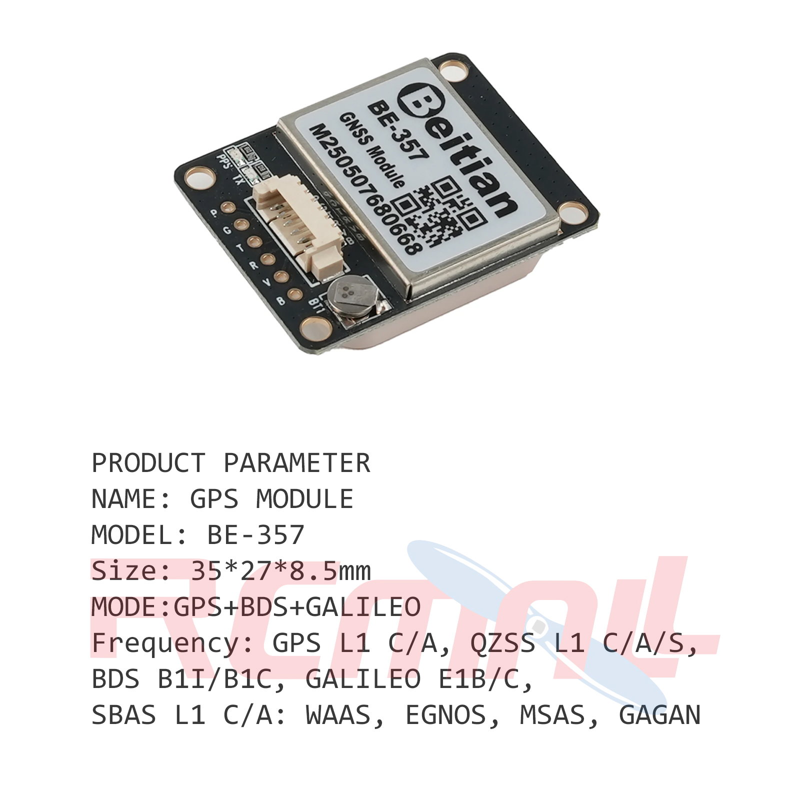 10PCS/LOT Beitian BE-357 BE357 - огляд і ціна Drone Gps Module