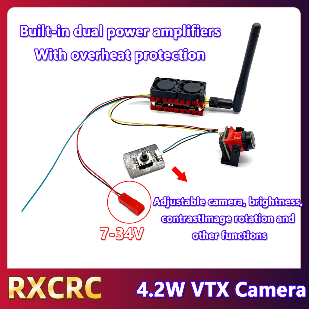 RXCRC 5.8G 48CH 4.2W High Powe - огляд і ціна Drone Receiver