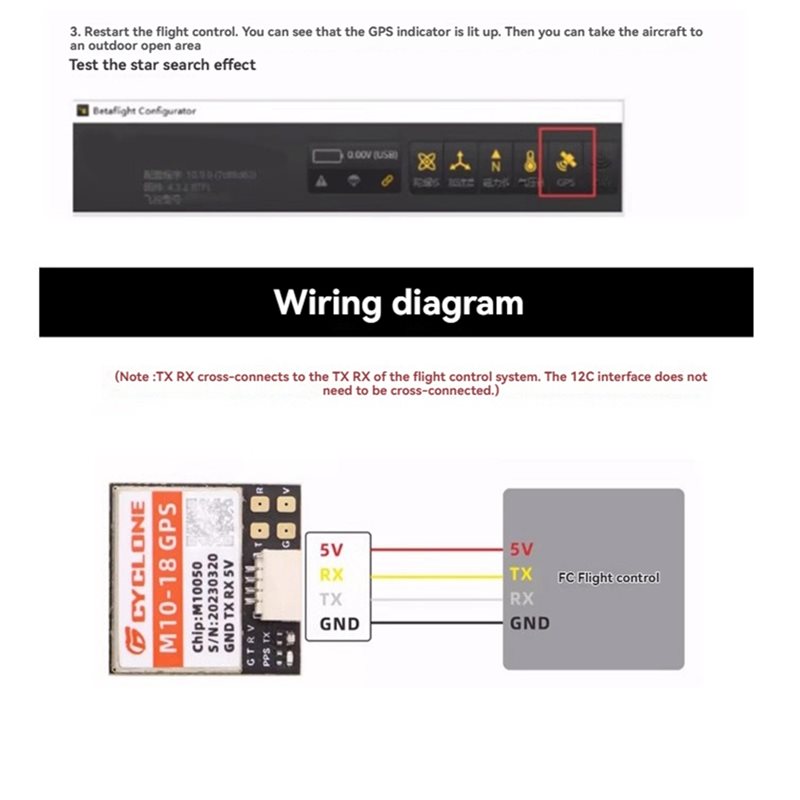 SQPP-M1018 M10 GPS Module With - огляд і ціна Drone Compass