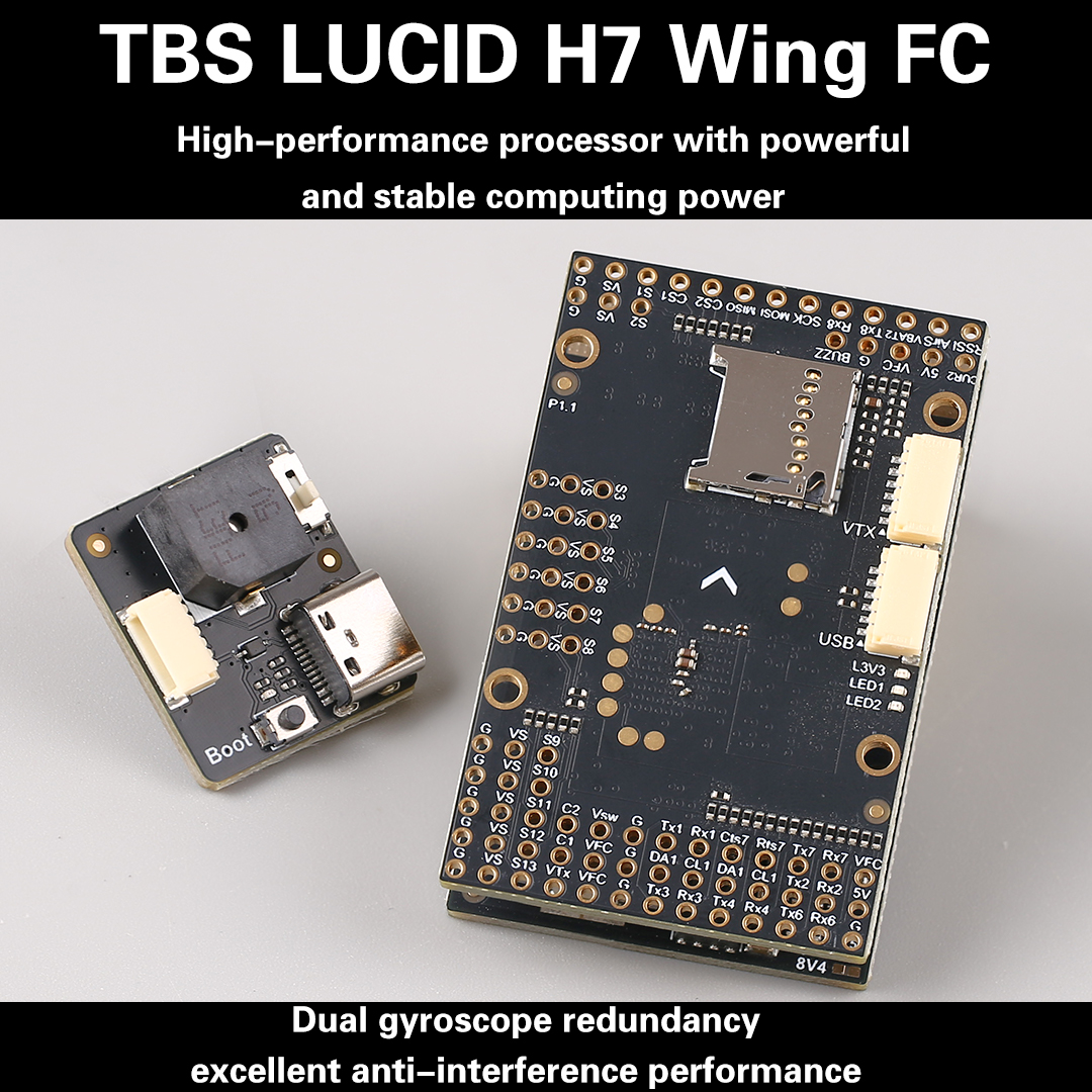 TBS LUCID H7 WING FC Dual Gyro - огляд і ціна Drone Flight Controller
