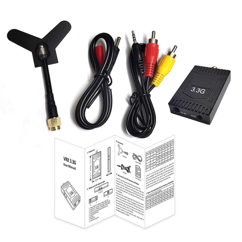 3.3GHz FPV VTX/VRX  3W Analog  - огляд і ціна Drone Transmitter