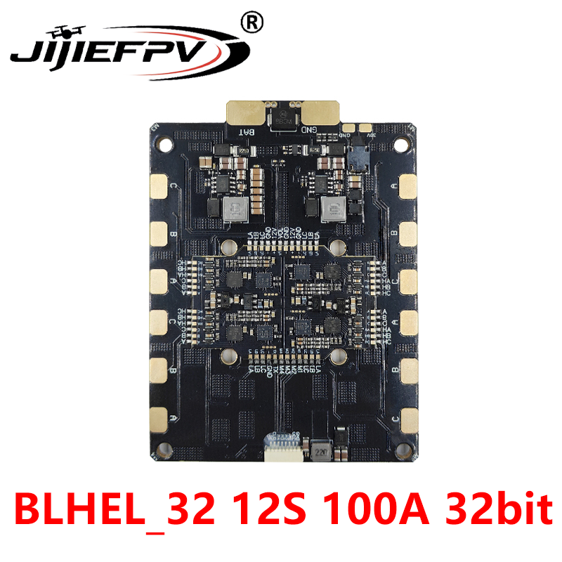 JIJIEFPV BLHEL_32 12S 120A 32b - огляд і ціна Drone Power Distribution Board