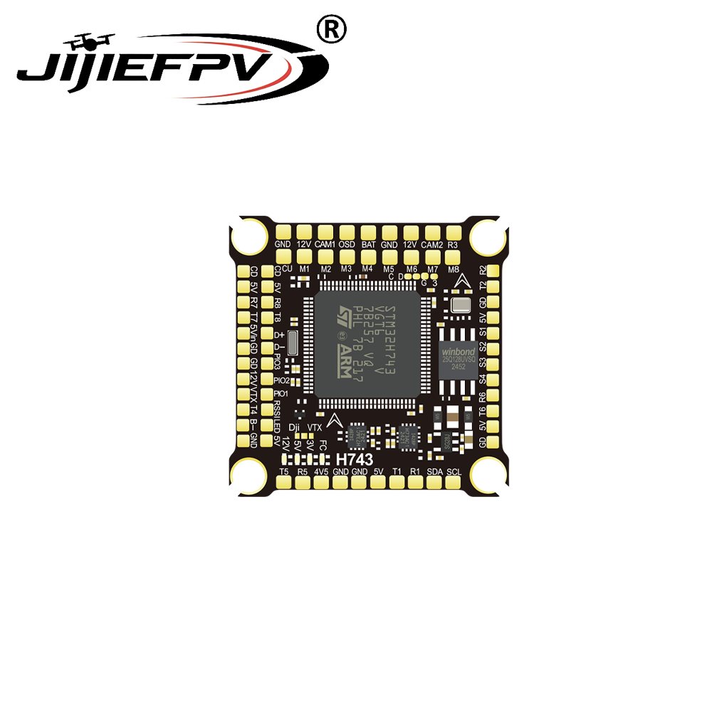 JIJIEFPV BLHEL_32 12S 120A 32b - огляд і ціна Drone Power Distribution Board