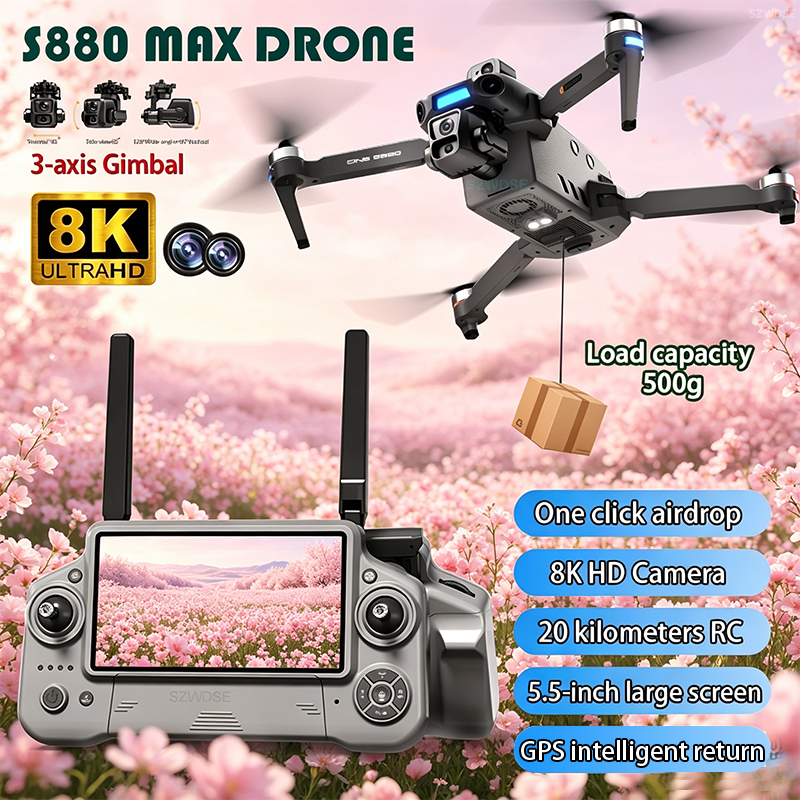 2026 New 8K Dual Camera Drone  - огляд і ціна Drone Gps Mount