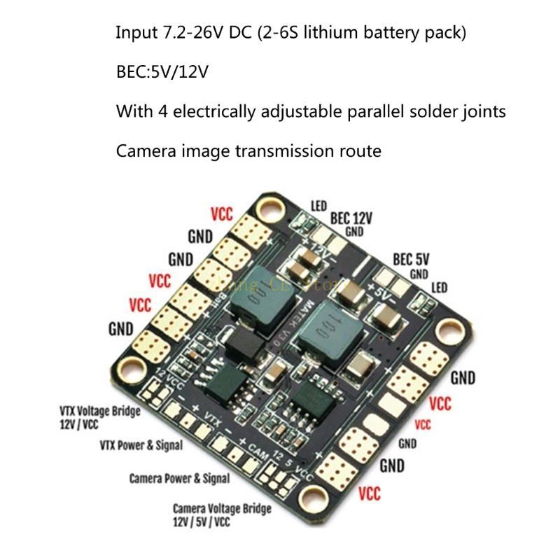 M5TD Matek Mini Power Hub Powe - огляд і ціна Drone Power Distribution Board