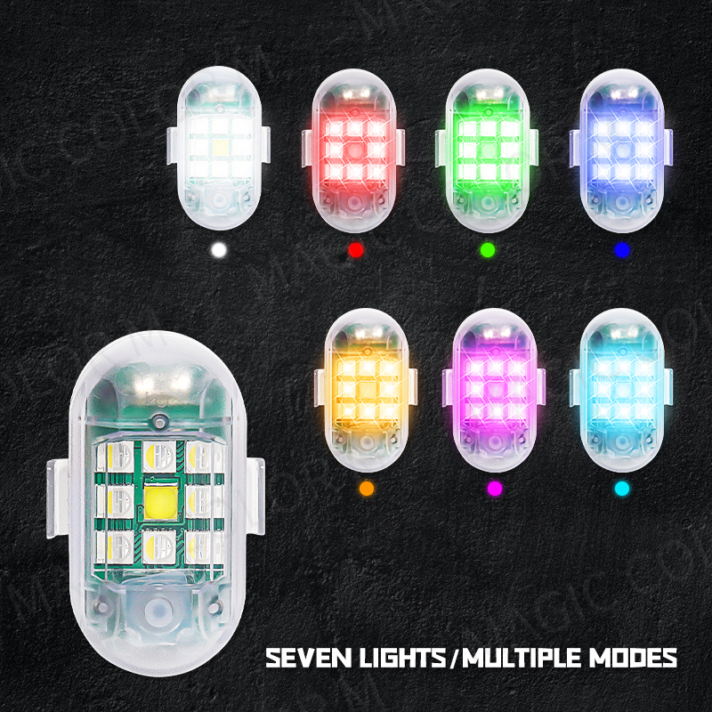 2PCS Wireless LED Strobe Light - огляд і ціна Drone Led Light