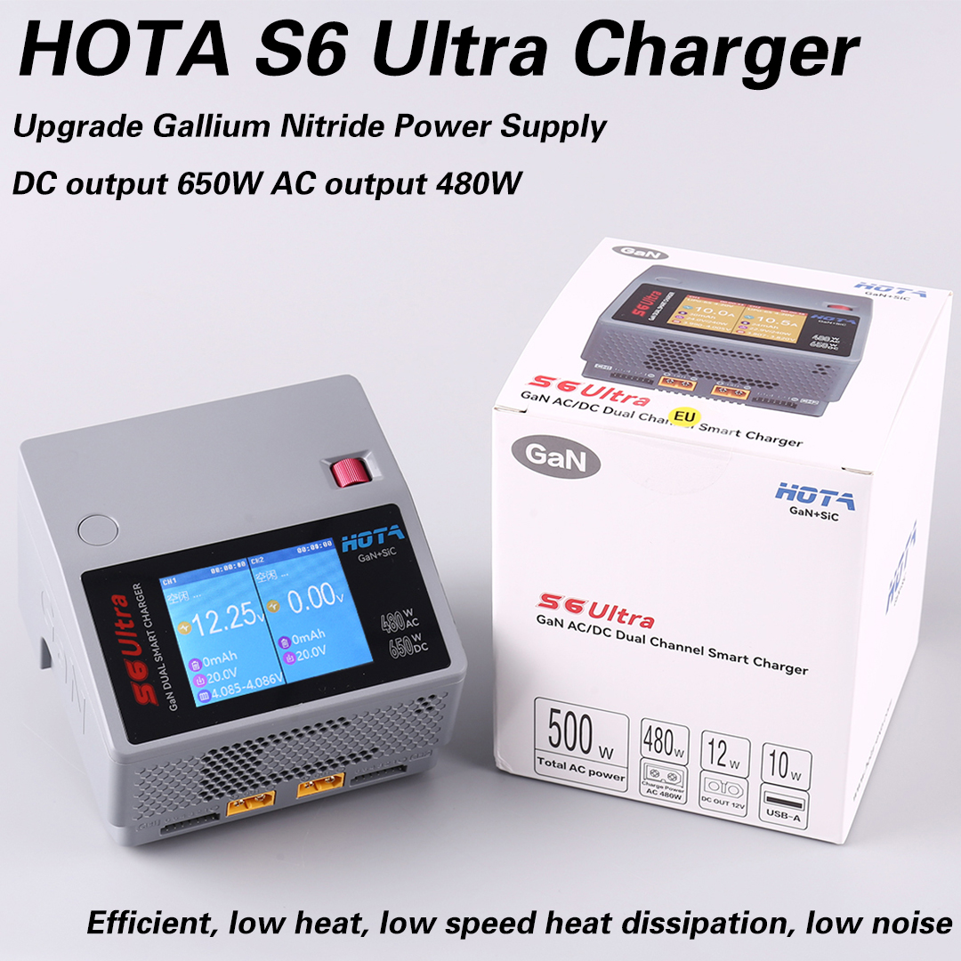 HOTA S6 Ultra Gallium Nitride  - огляд і ціна Drone Charger