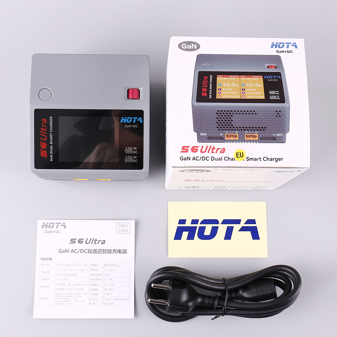 HOTA S6 Ultra Gallium Nitride  - огляд і ціна Drone Charger