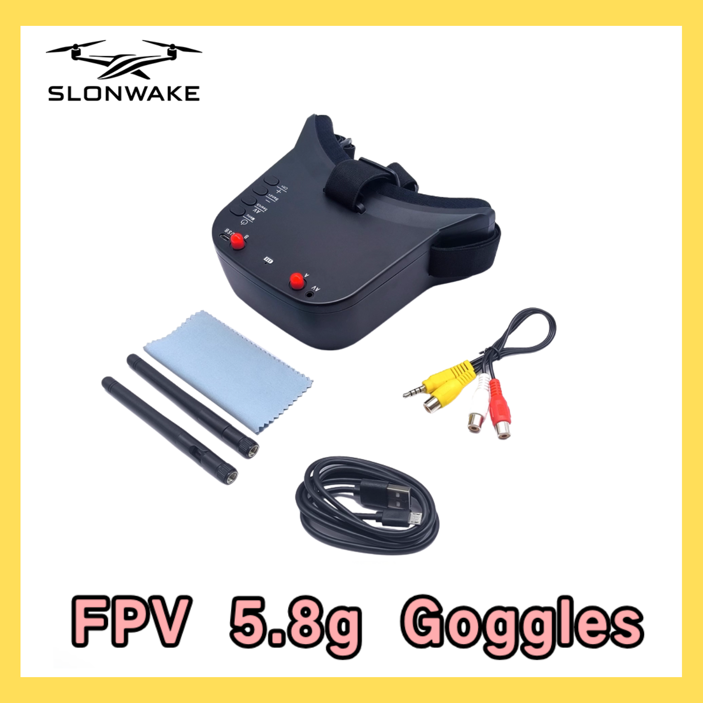 SLONWAKE 5.8G 48CH FPV 400mw V - огляд і ціна Drone Frame