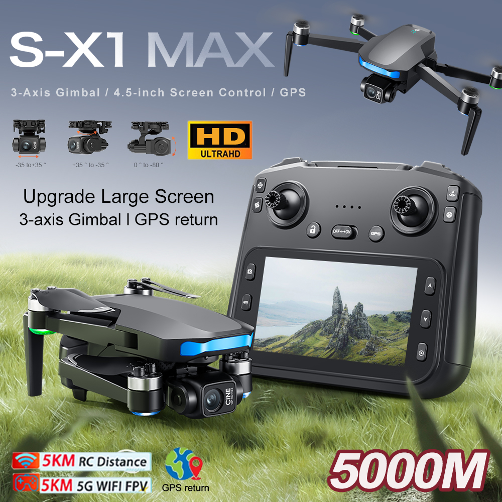 New S-X1 MAX Drone GPS 8K Prof - огляд і ціна Drone Gps Mount