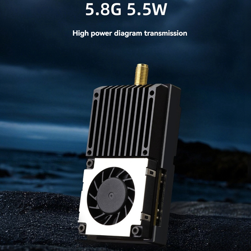 5.8G 5.5W VTX 64CH High Power  - огляд і ціна Drone Transmitter