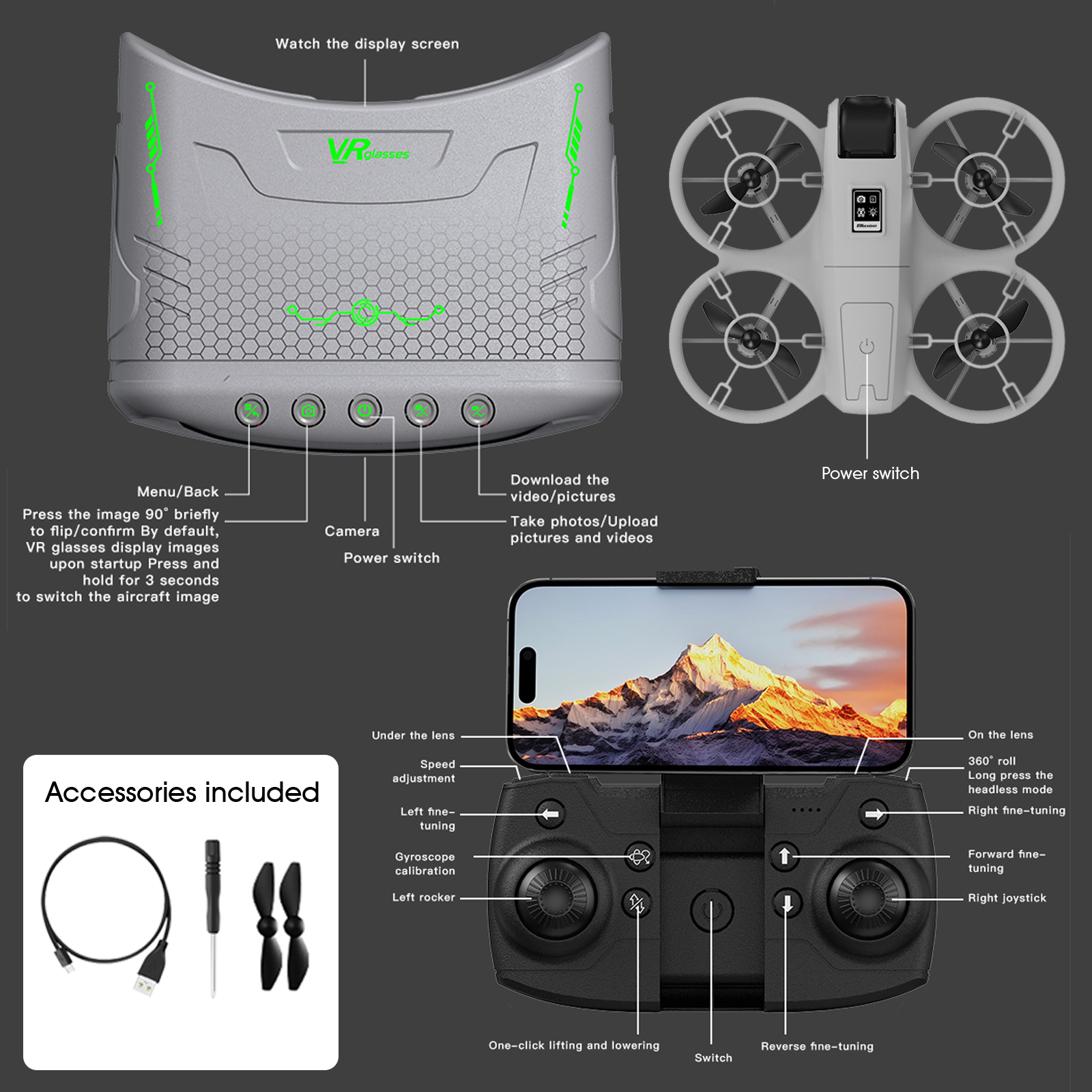 Mini Drone That Is Easy For Be - огляд і ціна Drone Gimbal